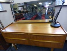 Teak Dressing Table on Tapered Legs