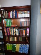 Reproduction Mahogany Open Fronted Bookcase