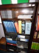 Reproduction Mahogany Open Fronted Bookcase