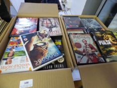 2 Boxes containing Large Collection of DVDs
