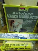 *Auto Feed Cordless Paint System