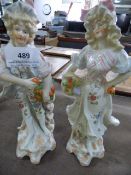 2 Continental Figurines