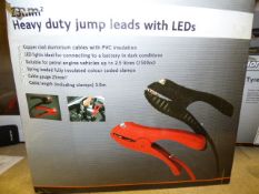 *Set of 25mm2 Heavy Duty Jump Leads with LEDs