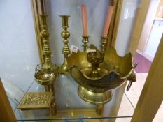 Collection of Brassware