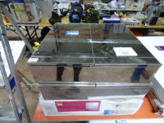 *3 Stainless Steel Double Door Cabinets enclosed by Double Doors