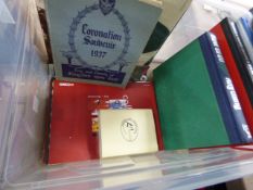 Box containing Readers Digest Books - D Day - John Wayne etc