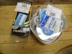 *Duracell Battery Charger and a Power Surge Protection Extension Lead