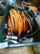 *Box containing Ethernet Converters etc