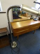 Brushed Stainless Steel Standard Lamp