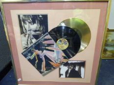 Rod Stewart Atlantic Crossing Gold Disc