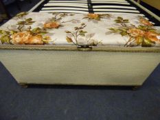 Lloyd Loom Style Ottoman