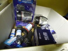 *Box containing Assorted LED Torches etc