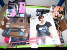 Box containing Assorted Crivet Sport Performance Trousers - Sports Bra's etc