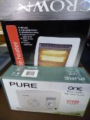 Pure DAB Radio and Halogen Heater & Trolley