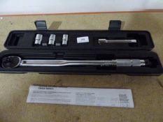 Powerfix Half Inch Torque Wrench with Sockets