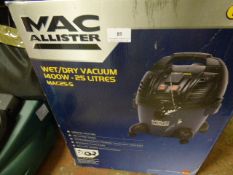 *Macallister Wet Dry 1400W 25L Vacuum Cleaner