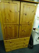 Simulated Pine Children's Wardrobe