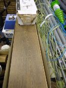 *Pack of Dark Oak Laminate Flooring and a Pack of Ceramic White 6x6 Tiles