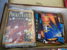 Vintage Suitcase containing Collection of Star Trek and other Magazines
