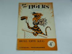 Hull City V Workington 1956 (Special Non-League)