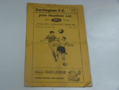Darlington V Hull City 1960