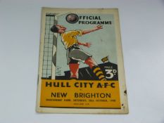 Hull City V New Brighton 1948