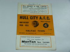 Hull City V Halifax Town 1959 (Special)