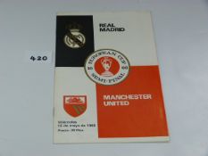 Real Madrid vs Manchester United - European Cup Semi Final 1968