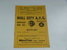 Hull City V Watford 1961