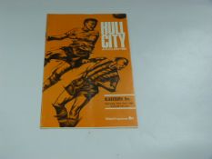 Hull City V Blackburn Rovers 1966