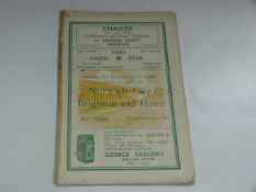 Norwich City V Brighton 1956