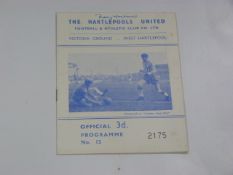 Hartlepool Utd V Accrington 1961