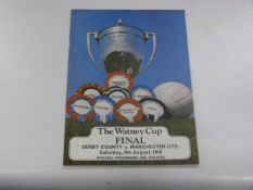 The Watney Cup 1970 Derby City V Manchester United Final