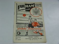 Fulham V Hull City 1960 (F.A Cup 3rd Round)