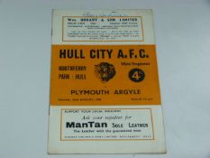 Hull City V Plymouth Argyll 1959