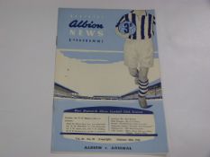 West Brom Albion V Arsenal 1961
