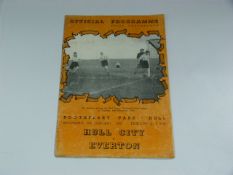 Hull City V Everton 1951