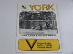 York v H.K.R 1981