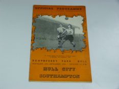 Hull City V Southampton 1950