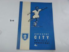 Coventry V Reading 1961