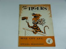 Hull City V Tranmere Rovers 1956