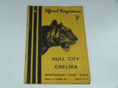 Hull City V Chelsea 1954