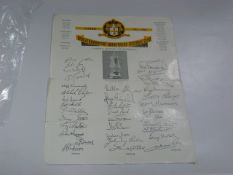 Wolverhampton Wanderers 1960-61 Famous Wolves Autograph