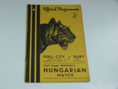 Hull City V Bury 1955
