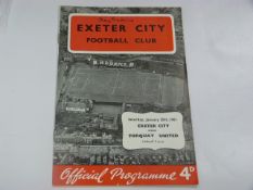 Exeter City V Torquay Utd 1961
