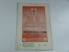 Lincoln City V Huddersfield 1959