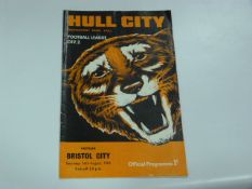 Hull City V Bristol City 1969