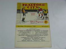 Bradford City V Wrexham 1959