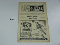 Nottingham City V Hull City 1951 (D Revie)