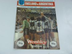 England V Argentina 1980 (Maradonna)
